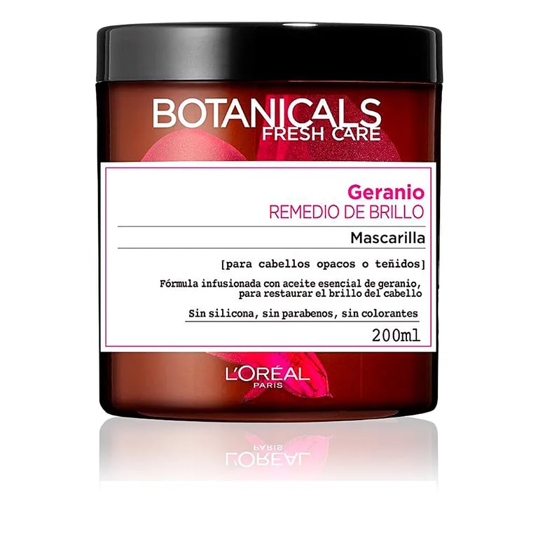 Geranio Remedio De Brillo Mascarilla