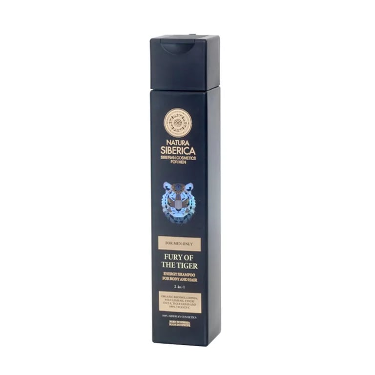 Champú Energizante Cabello Y Cuerpo 2 En 1 Furia Del Tigre