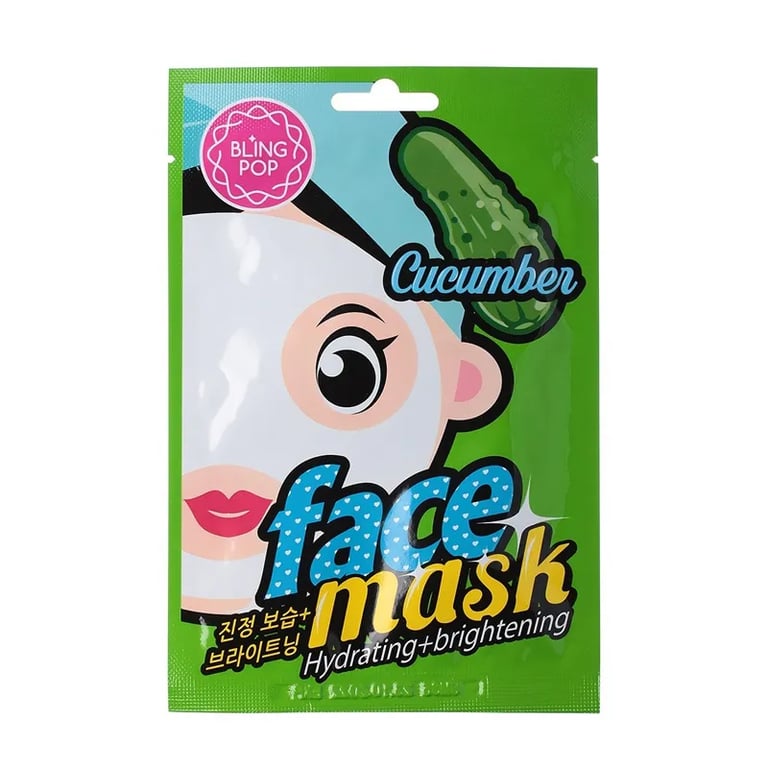 Masque Visage Hydratant Et Illuminateur Au Concombre