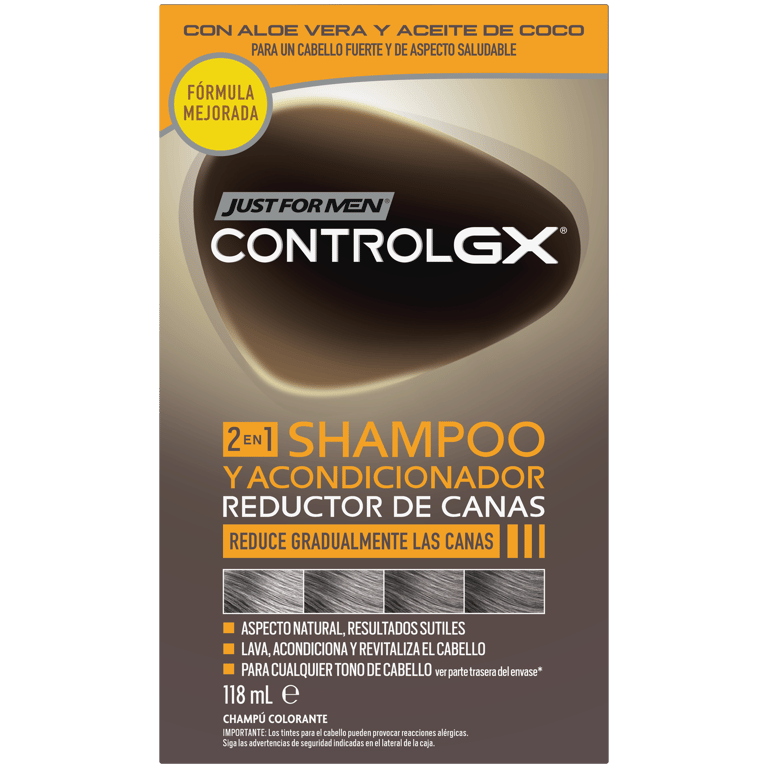 ControlGX 2 In 1 Shampoo & Spülung zur Reduzierung grauer Haare 118 ml von Just For Men