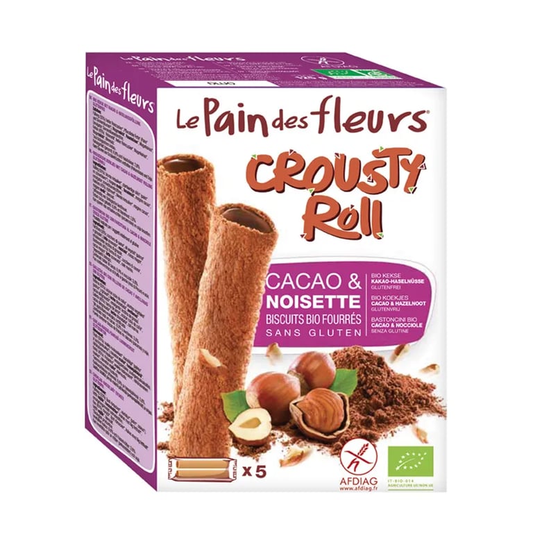 Crousty Roll Cacao Con Relleno De Chocolate Y Avellanas