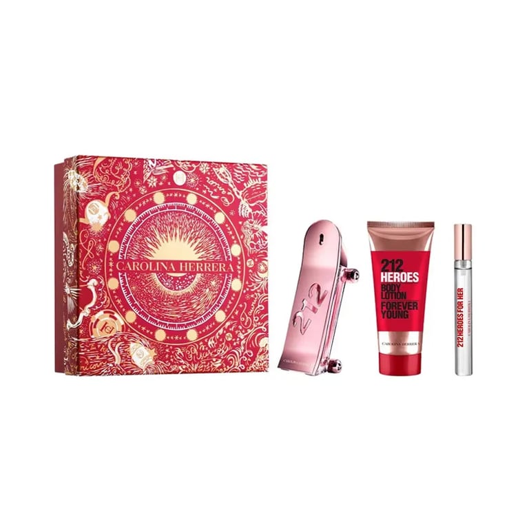 212 Heroes For Her EDP 80 ml + Körperlotion 100 ml + Roll-On