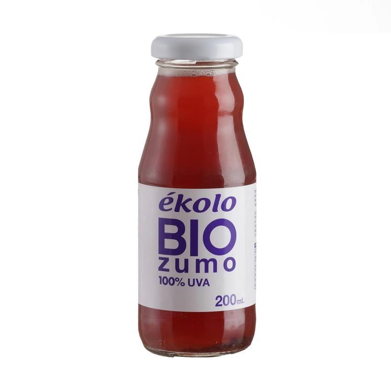 Bio-Traubensaft ist 100% gepresst.