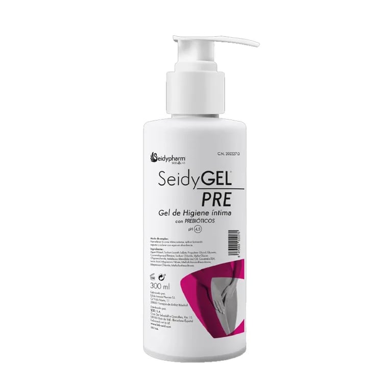 Seidygel Pre Gel Hygiène Intime Au Prébiotiques