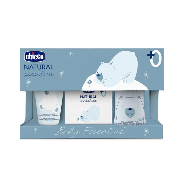 Set Chicco Lotion 150 ml + Shampooing 200 ml + Eau Parfumée 100 ml
