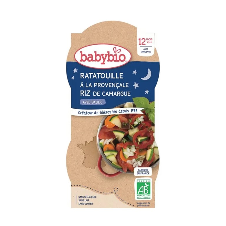Bonne Nuit Morceaux Pisto Légumes et Riz