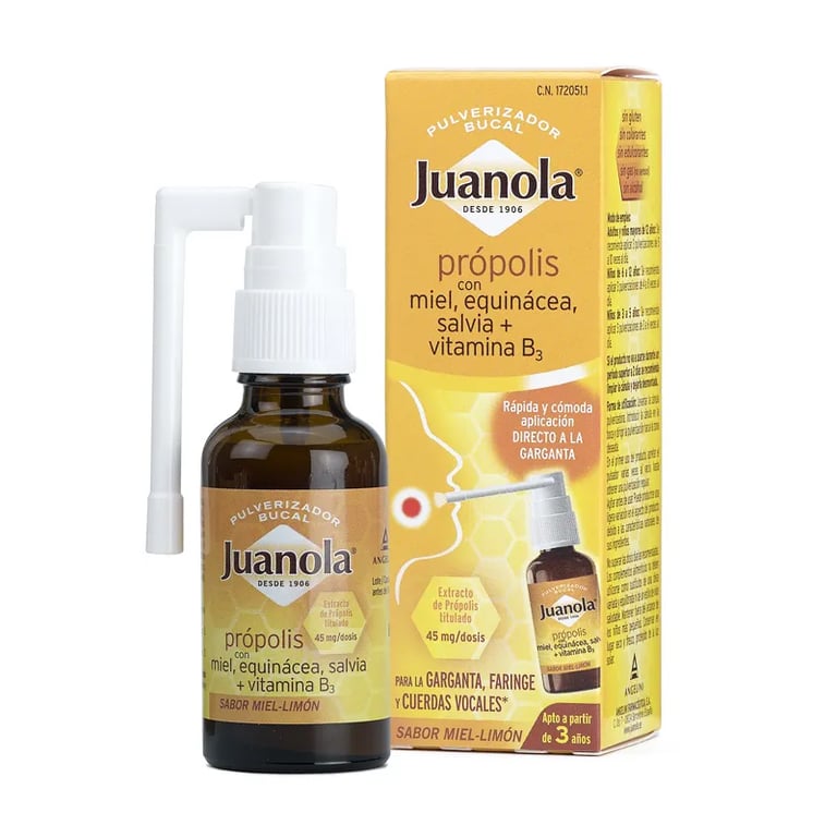 JUANOLA PRÓPOLIS PULVERIZADOR BUCAL
