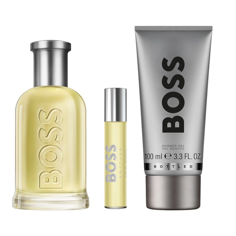 Boss Bottled Set EDT 200 ml + EDT 10 ml + Gel De Ducha 100 ml de Hugo Boss