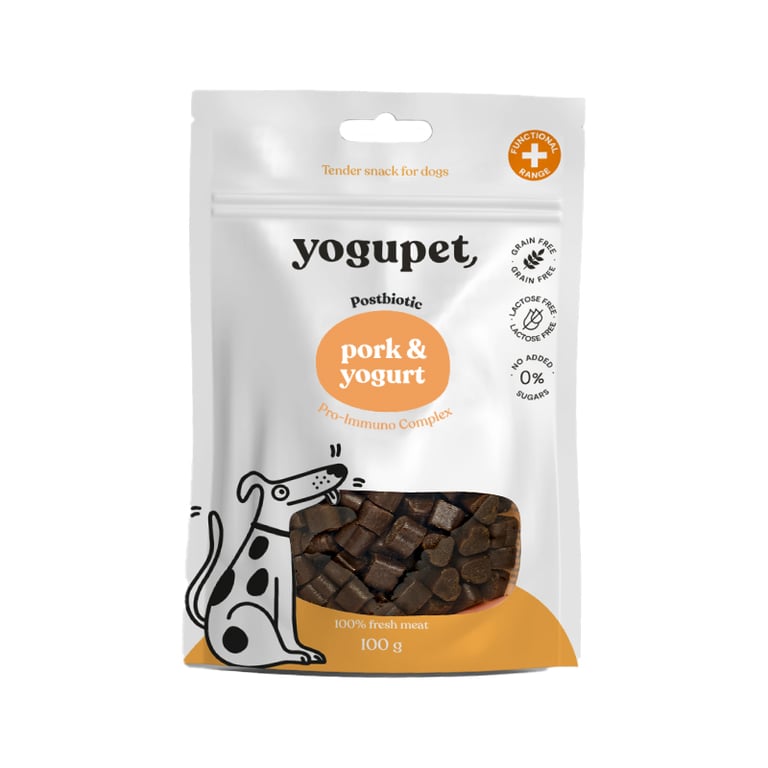 Snack de Cerdo y Yogur para Gato