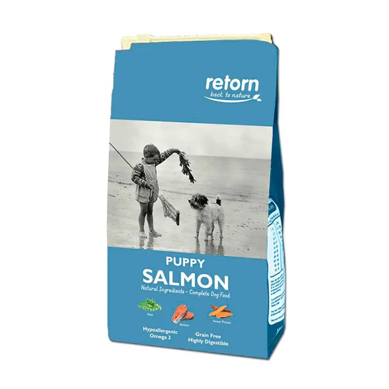 Croquettes Naturelles Pour Chiots au Saumon