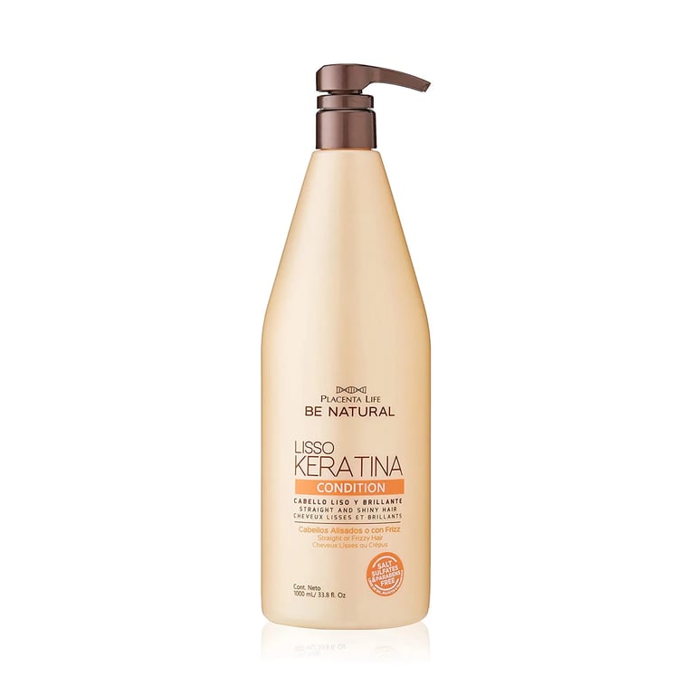Lisso Keratina Acondicionador Cabello Liso Y Brillante