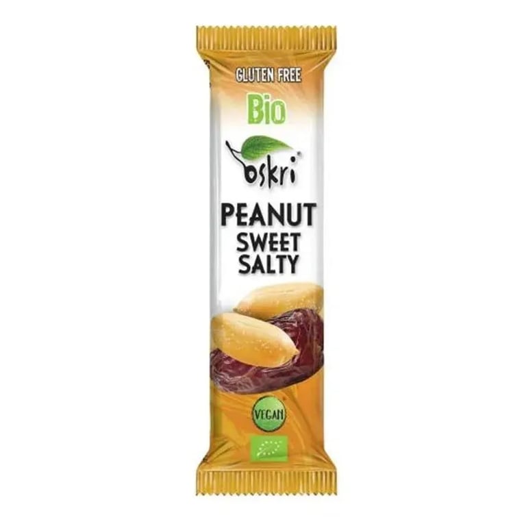 Barrita Cacahuetes Dulces Bio Sin Gluten