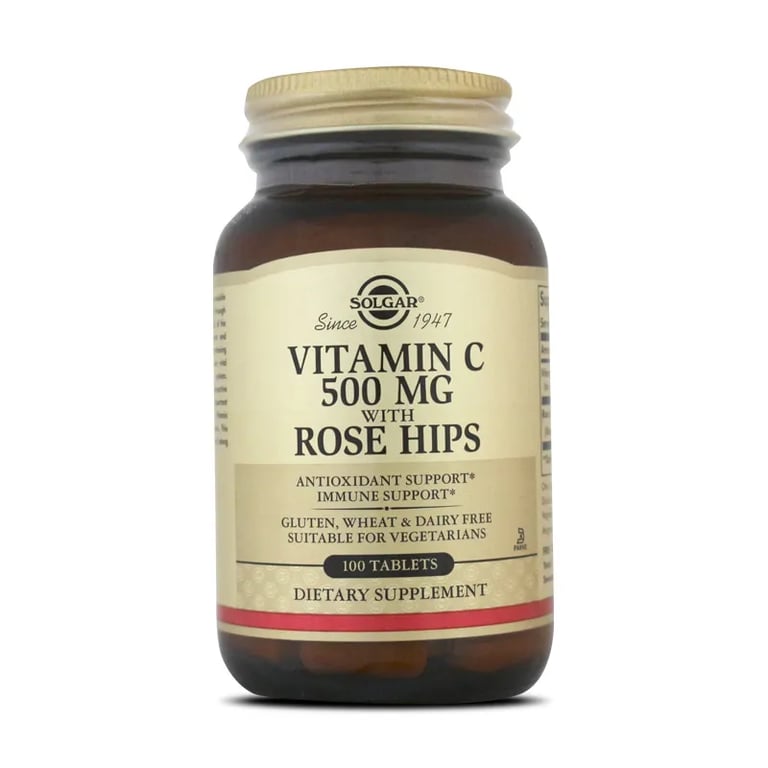 VITAMIN C 500mg WITH ROSE HIPS