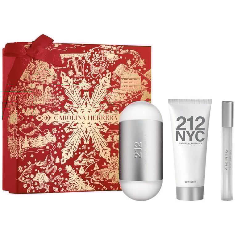 212 EDT 100 ml + EDT Mini 10 ml + Body Lotion 100 ml Pack