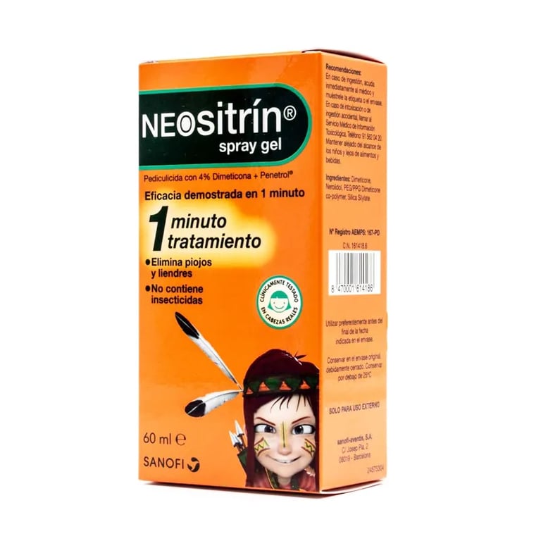 NEOSITRÍN SPRAY GEL ANTIPIOJOS