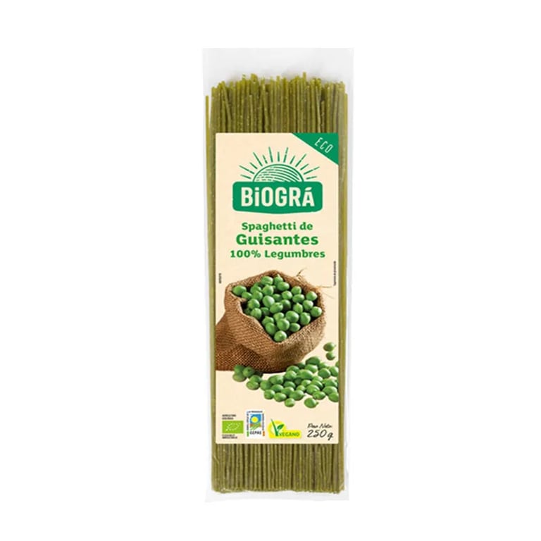 Spaguetti De Guisantes 100% Legumbres Bio