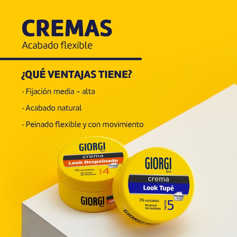 Fijación Y Textura Crema Look Tupé Nº5  125 ml de Giorgi