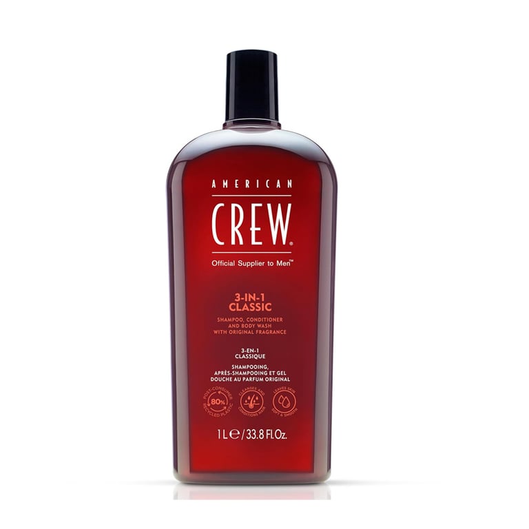 Crew 3 In 1 Shampoo Conditioner & Body Wash