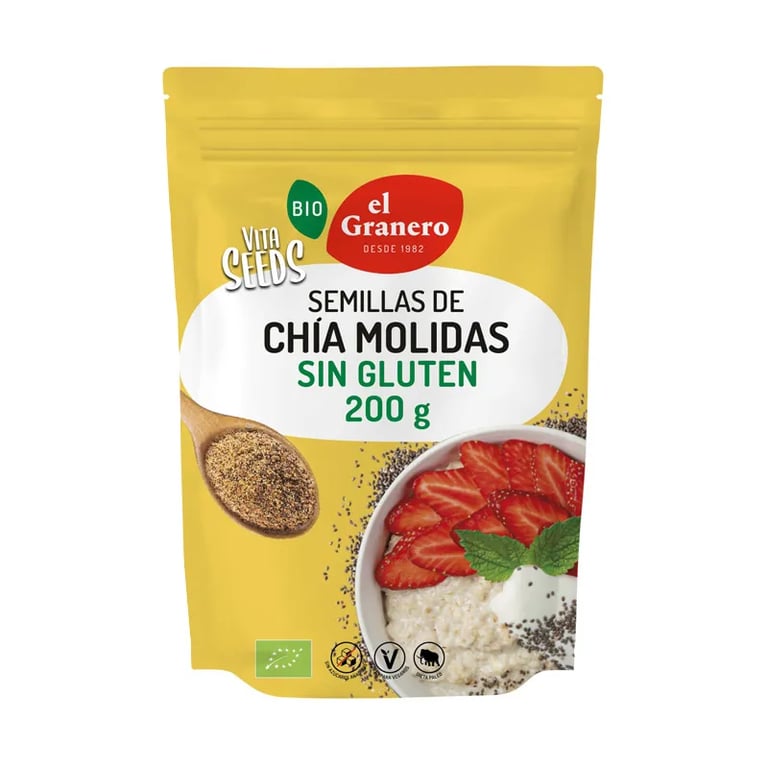Vitaseeds Graines De Chia Moulues Bio