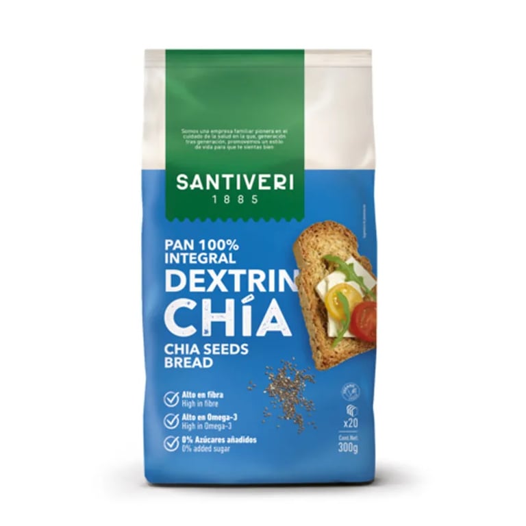 PAN INTEGRAL DEXTRIN CON CHÍA