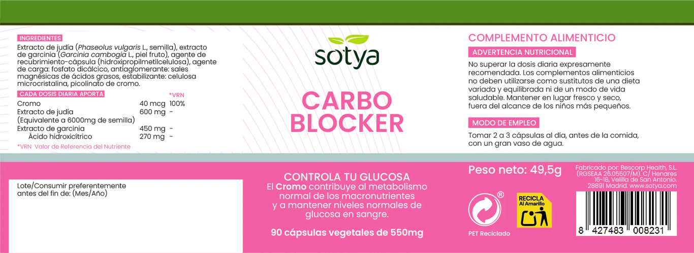 Carbo Blocker 550mg - imagen 4 de 11