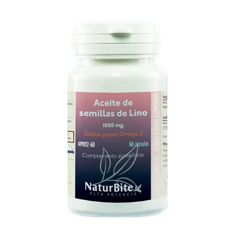 Aceite Semillas Lino 1000 mg