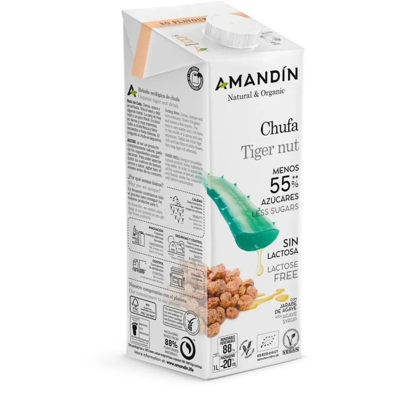 Horchata De Chufa Agave Bio