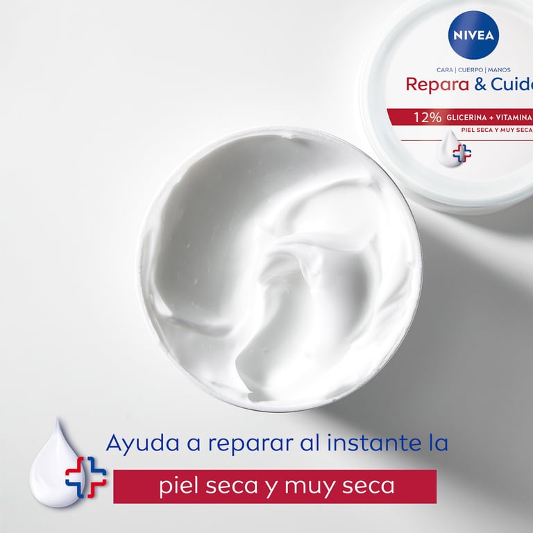 Répare & Soigne Crème 10% Glycérine Et Vitamine E 400 ml de Nivea