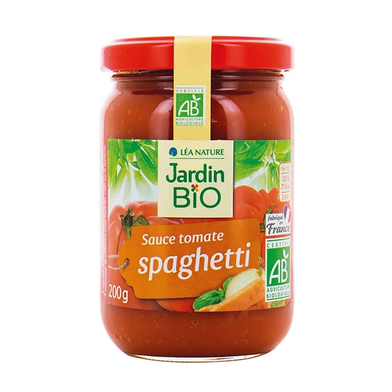 Sauce Tomate Spaghetti Bio