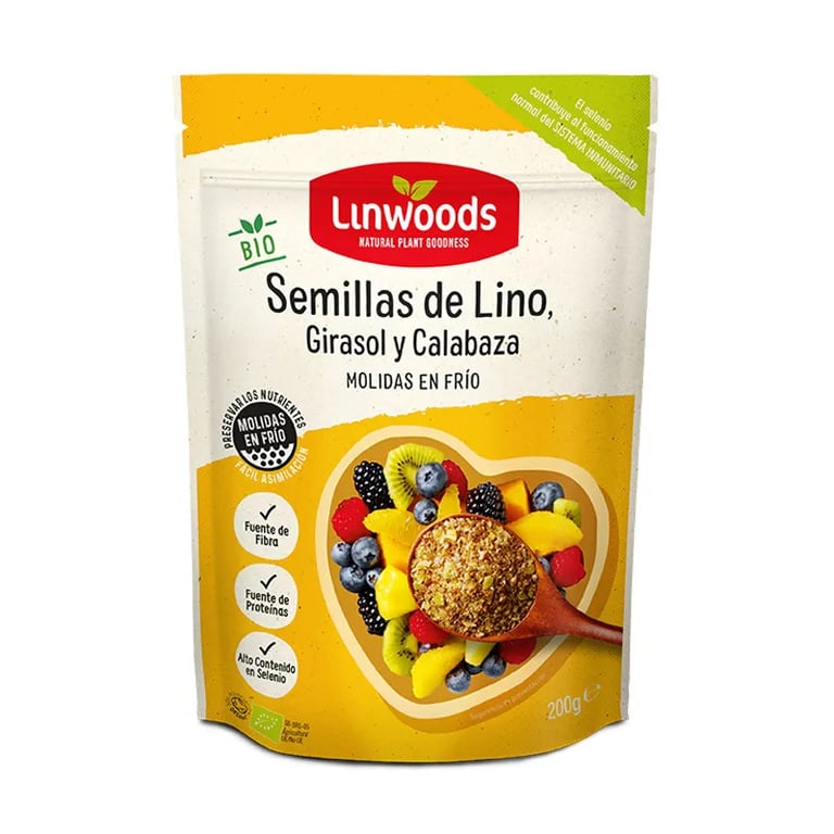 SEMILLAS DE LINO GIRASOL Y CALABAZA