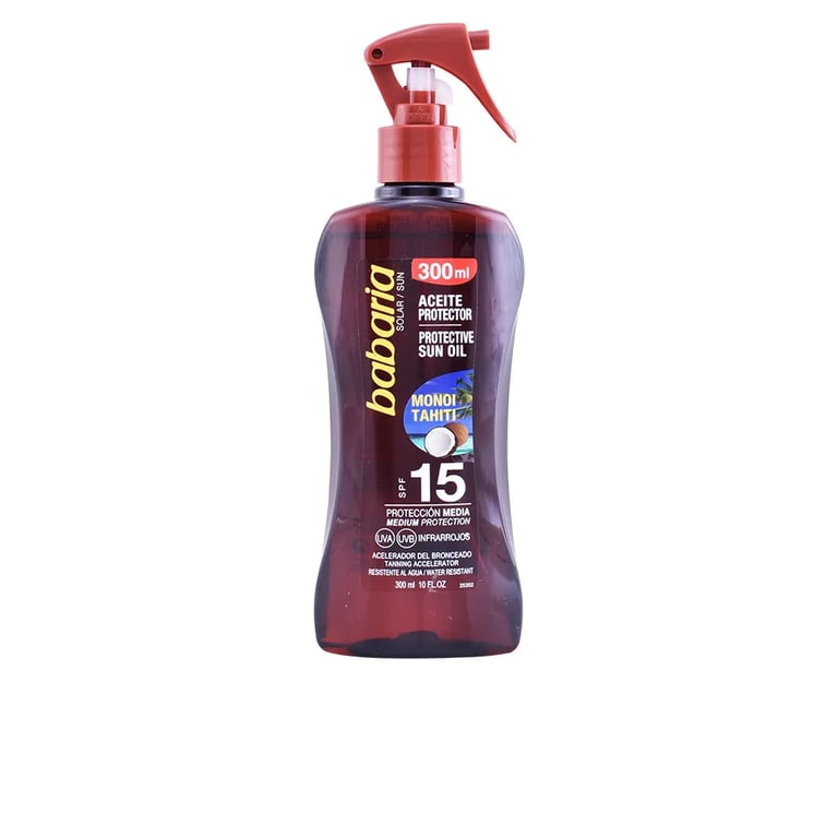 Spray Olie Beschermende Zonne Monhi Tahiti SPF15