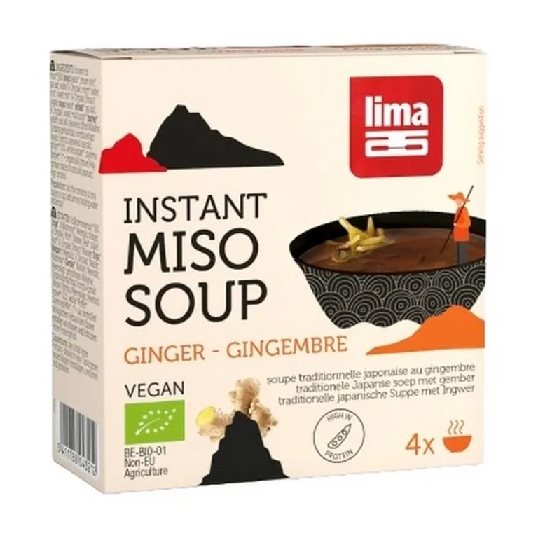 Soupe Instantanée Traditionnelle de Miso Gingembre