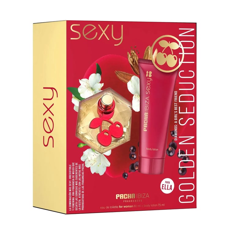 Sexy Golden Seduction Set EDT 50 ml + Lozione Corpo 75 ml