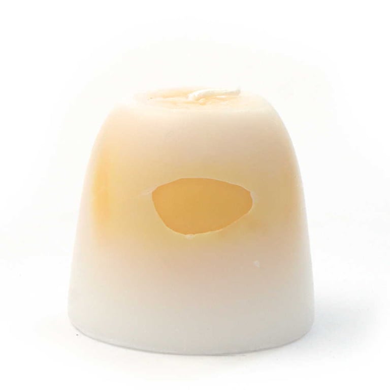 Vela Energética Artesana 100% Vegetal Amarilla