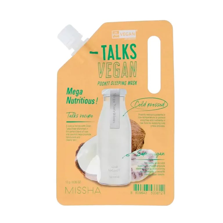 Talks Vegan Mega Nutritious! Pocket Sleeping Mask