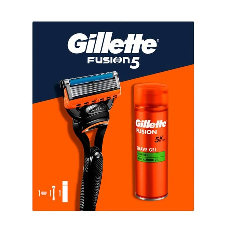 Gillette Fusion5 + Cuchilla + Espuma De Afeitar