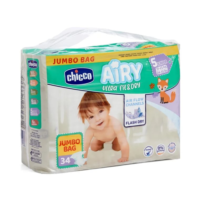 Fraldas Air Junior T-5 11-25 Kg
