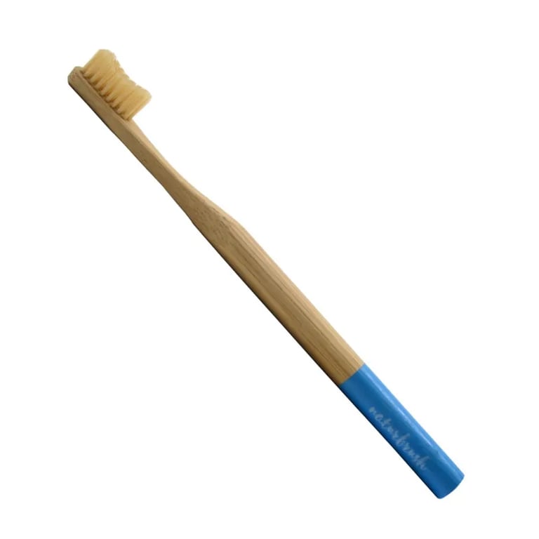 Spazzolino Bambù Adulti Medio Blu