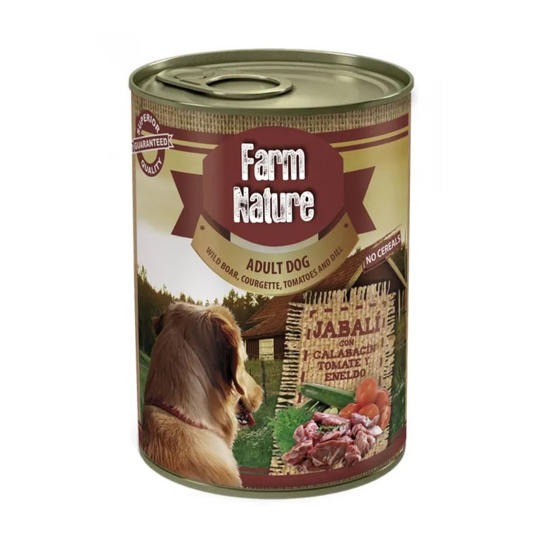 Cani Adulti Cinghiale Con Zucchine, Pomodori E Aneto