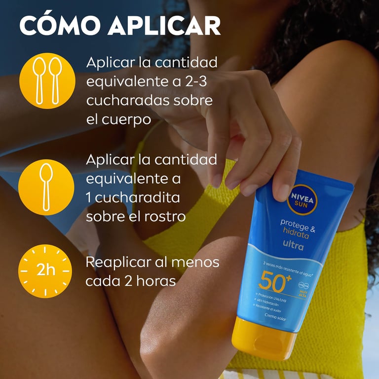 Sun Protege Hidrata Ultra SPF50+ 150 ml de Nivea