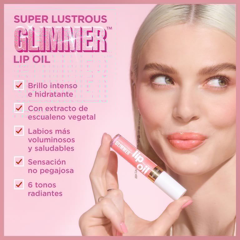 Super Lustrous Glimmer Lip Oil #05 Vio-Lit de Revlon