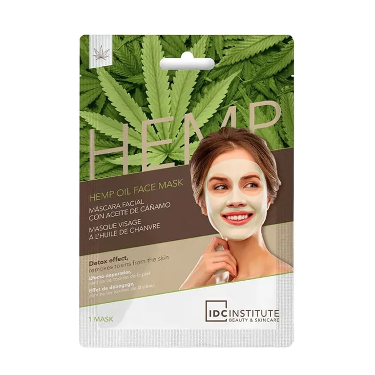 Maschera Viso Effetto Detox con Olio di Canapa