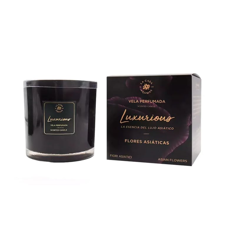 Luxurious Vela Perfumada #Flores Asiáticas