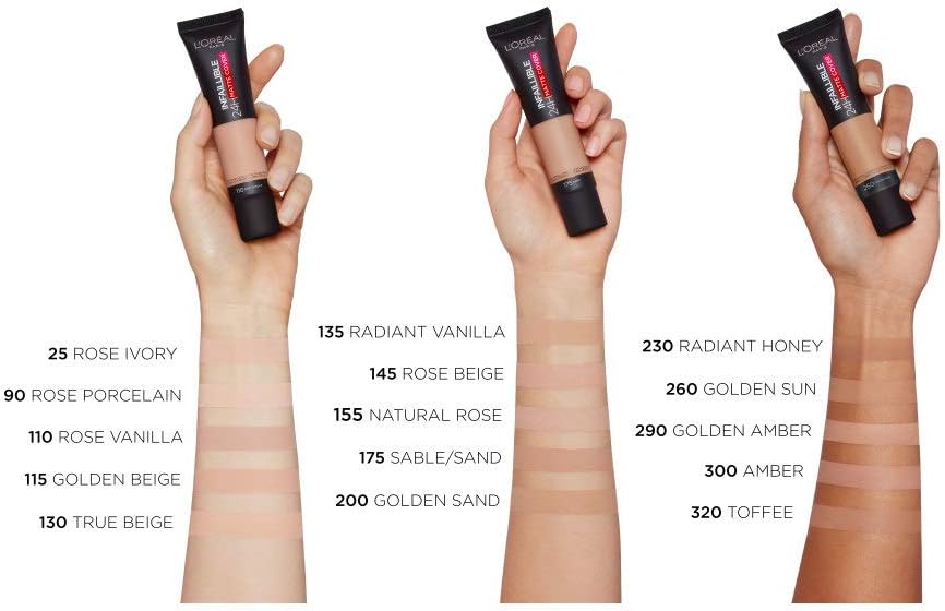 Infaillible 24H Matte Cover Foundation #110-rose vanilla da L'Oreal Paris