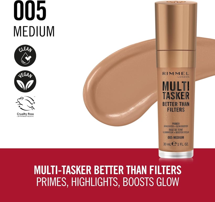 Multitasker Better Than Filters Face Primer #005 Mediumi   de Rimmel London
