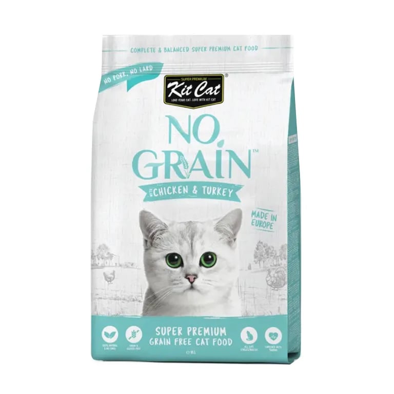 Voer Cat met kip en kalkoen zonder granen