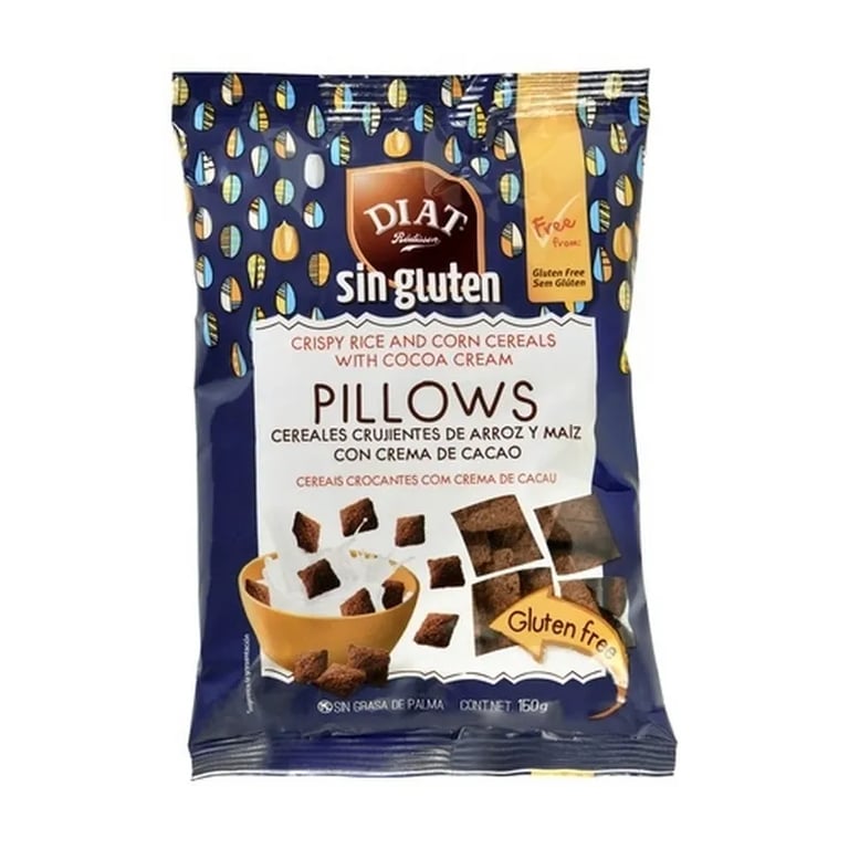 Céréales Pillows Croquants Riz et Maïs Cacao