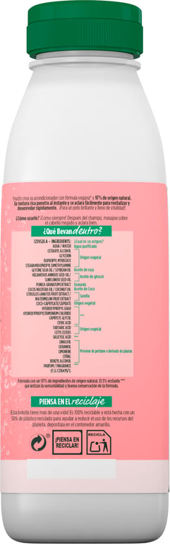 Fructis Hair Food Pastèque Après-shampooing Revitalisant 350 ml de Fructis - imagen 6 de 12