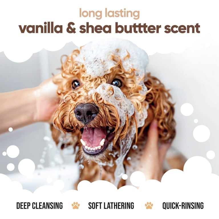 Vanille Sheabutter Hundeshampoo - imagen 4 de 15