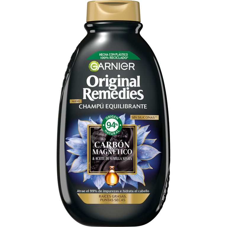 Original Remedies Shampooing Équilibrant Charbon Magnétique 300 ml